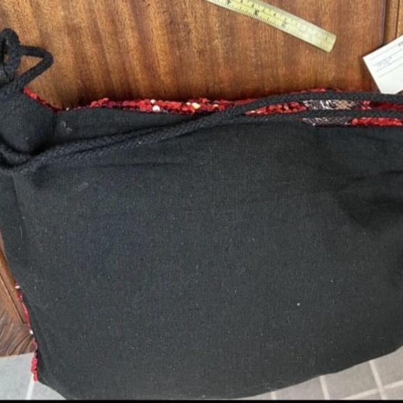 Lucky 7 , women, Made in USA, Bag Red Sequins For Party Nice Style .! - Picture 6 of 9